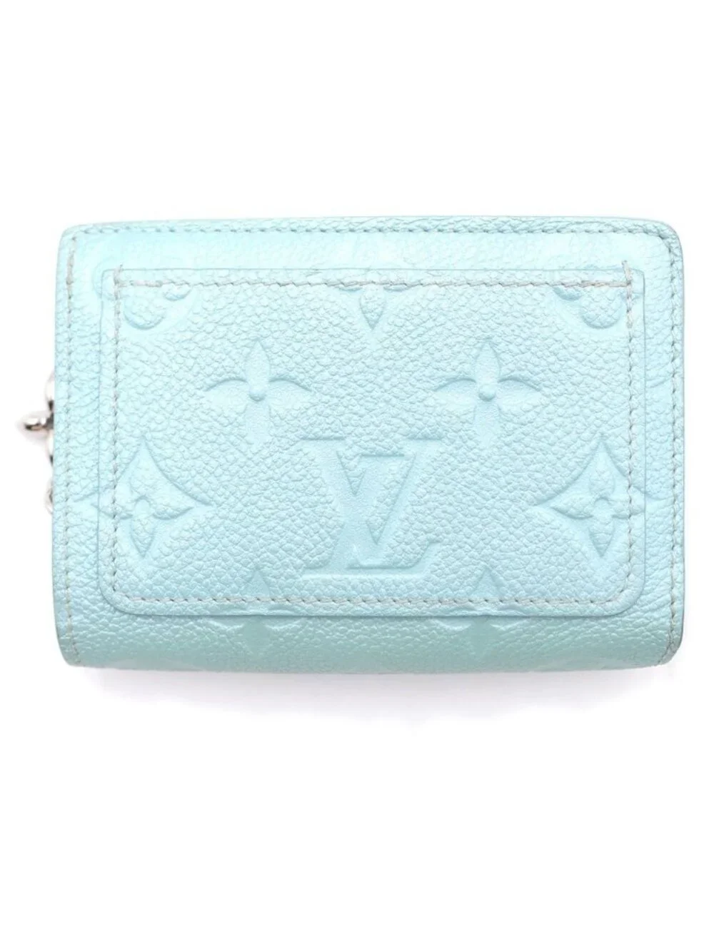 Louis Vuitton Monogram Empreinte Portefeuille Clair Leather Compact Wallet